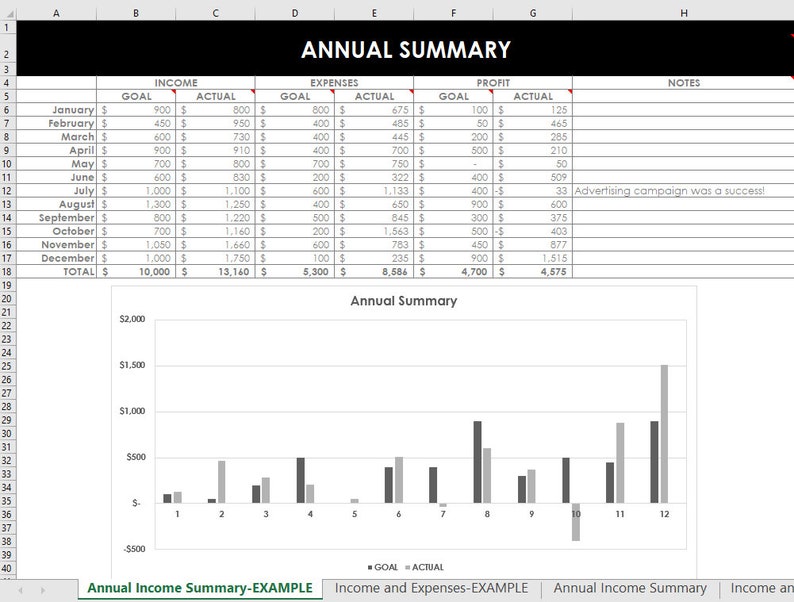 Etsy Seller Spreadsheets, shop management Tool, financial, tax reporting, profit and loss, income, expenses, spreadsheet, excel, google docs image 2