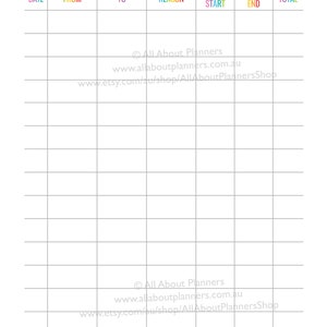 Tax Planner printable editable bill due expenses monthly annual taxes binder divider financial goals debt tracker money manage diy insert image 4