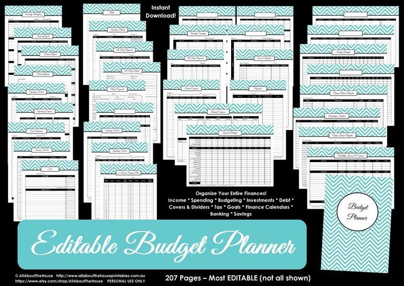 Etsy business planner ebook tool forms Etsypreneur Success Money Order tracker, invoice, creative Business Planner handmade template tax image 4