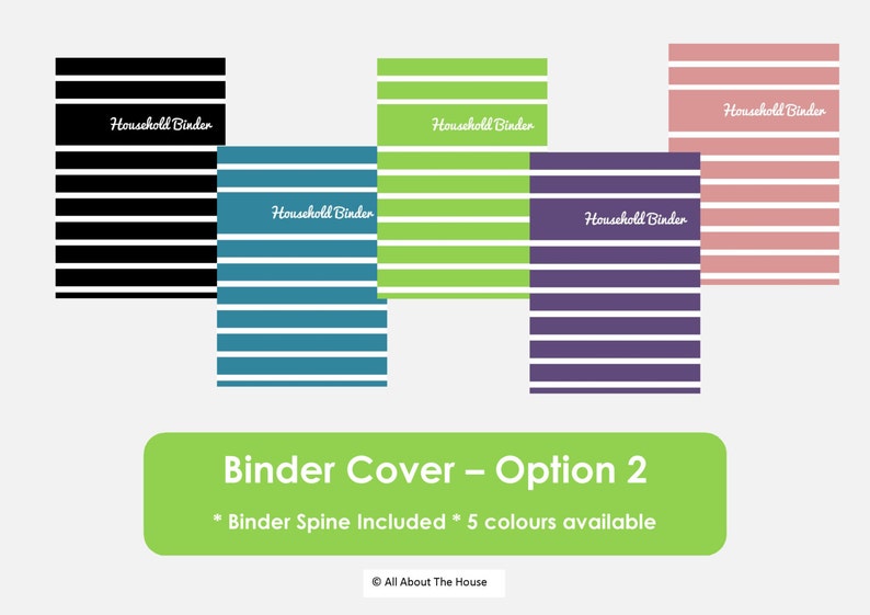 Mega Household Binder Planner Pack Printables Home Organisation 131 sheets Super Value Pack image 3