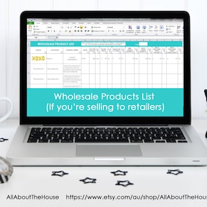 Inventory spreadsheet etsy seller tool shop management supplies materials cost of goods sold wholesale retail pricing worksheet excel forms image 5