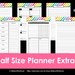HALF SIZE Printable Planner Daily Planner Weekly Planner Calendar Diary ...