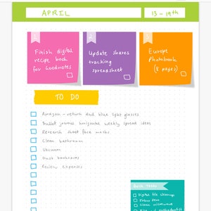 Note taking template printable planner or digital planning bullet journal graph lined checklist to do cornell US letter size can resize image 8