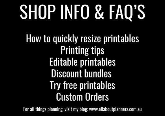 HOW TO SHOP Information Faq AllAboutTheHouse Printing tips discount bundles colour changes font changes customisation discount bundles Il_570xn