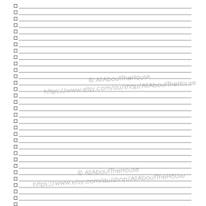 Printable to Do List Rainbow Checklist Planner Stripe PDF - Etsy Australia