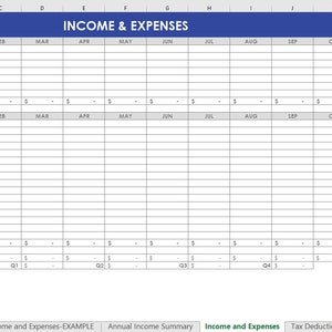 Etsy Seller Spreadsheets, shop management Tool, financial, tax reporting, profit and loss, income, expenses, spreadsheet, excel, google docs immagine 2