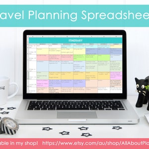 Hotel research comparison travel planner excel spreadsheets accomodation vacation trip holiday template diy resource tool instant download image 4