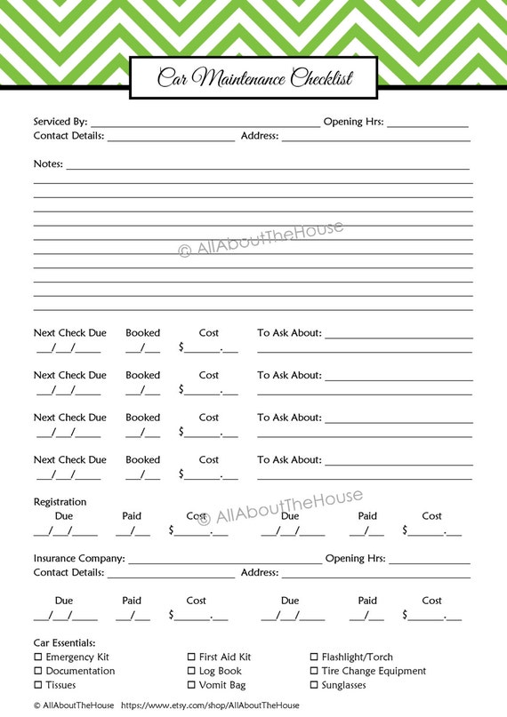 Car Maintenance Checklist >> Editable Car Maintenance Checklist Auto Log Vehicle Checklist Vehicle Information Automobile Checklist Vehicle Log Chevron Editable Car Maintenance Checklist >> Editable Car Maintenance Checklist Auto Log Vehicle Checklist Vehicle Information Automobile Checklist Vehicle Log Chevron Editable