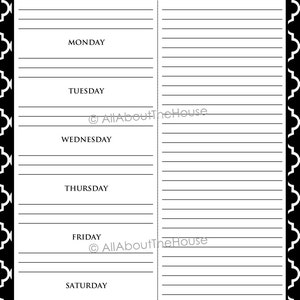 EDITABLE Recipe Binder Printables Meal Planning Recipe Sheet Recipe Card Weekly Meal Planner Month Recipe Divider Grocery List image 2