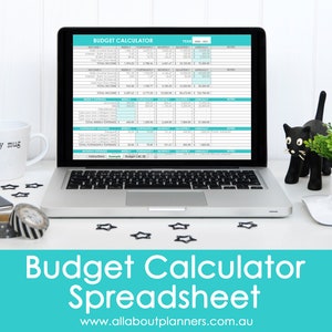 Budget calculator excel spreadsheet income expenses template tracking finance spending family actual budget monthly google sheets budgeting