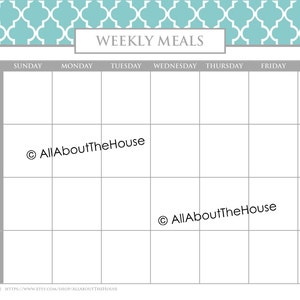 EDITABLE Recipe Binder Printables Meal Planning Recipe Sheet Recipe Card Weekly Meal Planner Month Recipe Divider Grocery List image 4