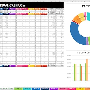 Rental Property spreadsheets investment income expenses tax deductions landlord manage Use Microsoft Excel Google Sheets or Numbers for Mac image 2