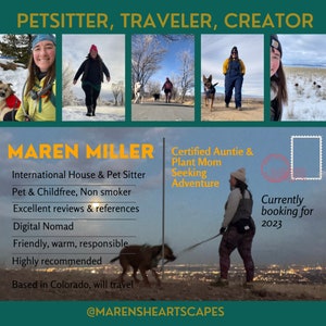 Canva Template for Pet Sitting | Editable Instagram Post Template | Promote Your Pet Sitting Business