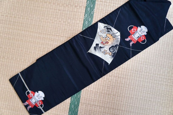 Black Nagoya obi- GREAT, dragon yakkosan samurai … - image 10