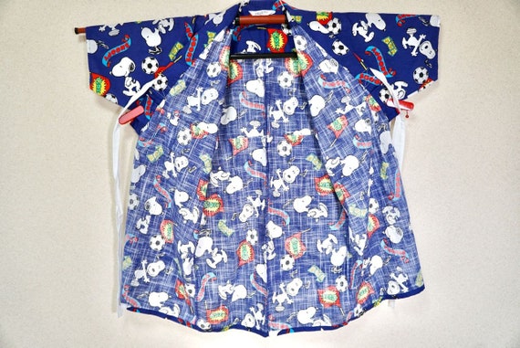 Snoopy Yukata for kids - GREAT, summer kimono nav… - image 4