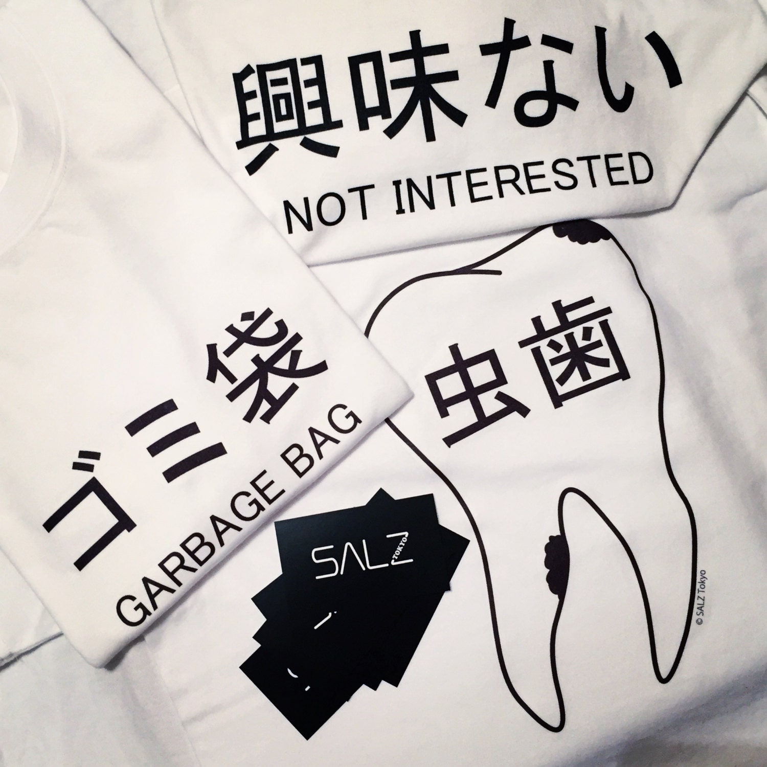 Garbage Tee Japanese Tshirt Kanji Shirt Health Goth Etsy Canada