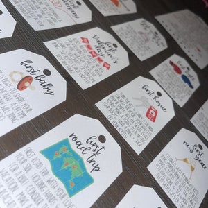 Etichette per bottiglie Milestone - Matrimonio, Anniversario - Etichette regalo - Regalo per addio al nubilato - Personalizzate