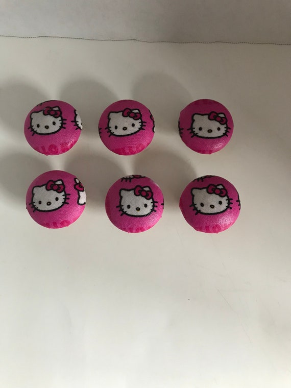 Hello Kitty Dresser Knobs One Knob And Two Screws Included Etsy