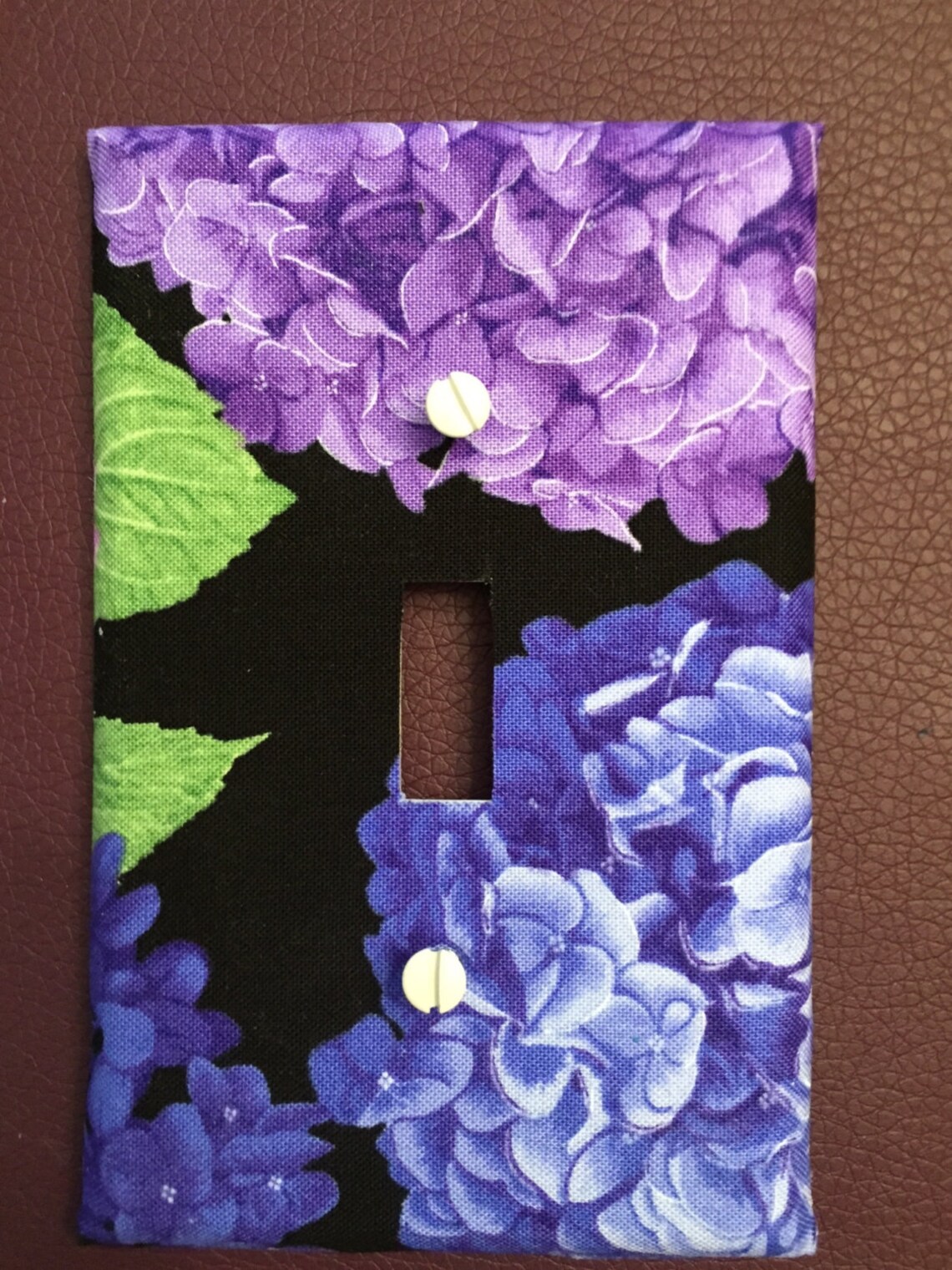 Hydrangeas switch plate Etsy