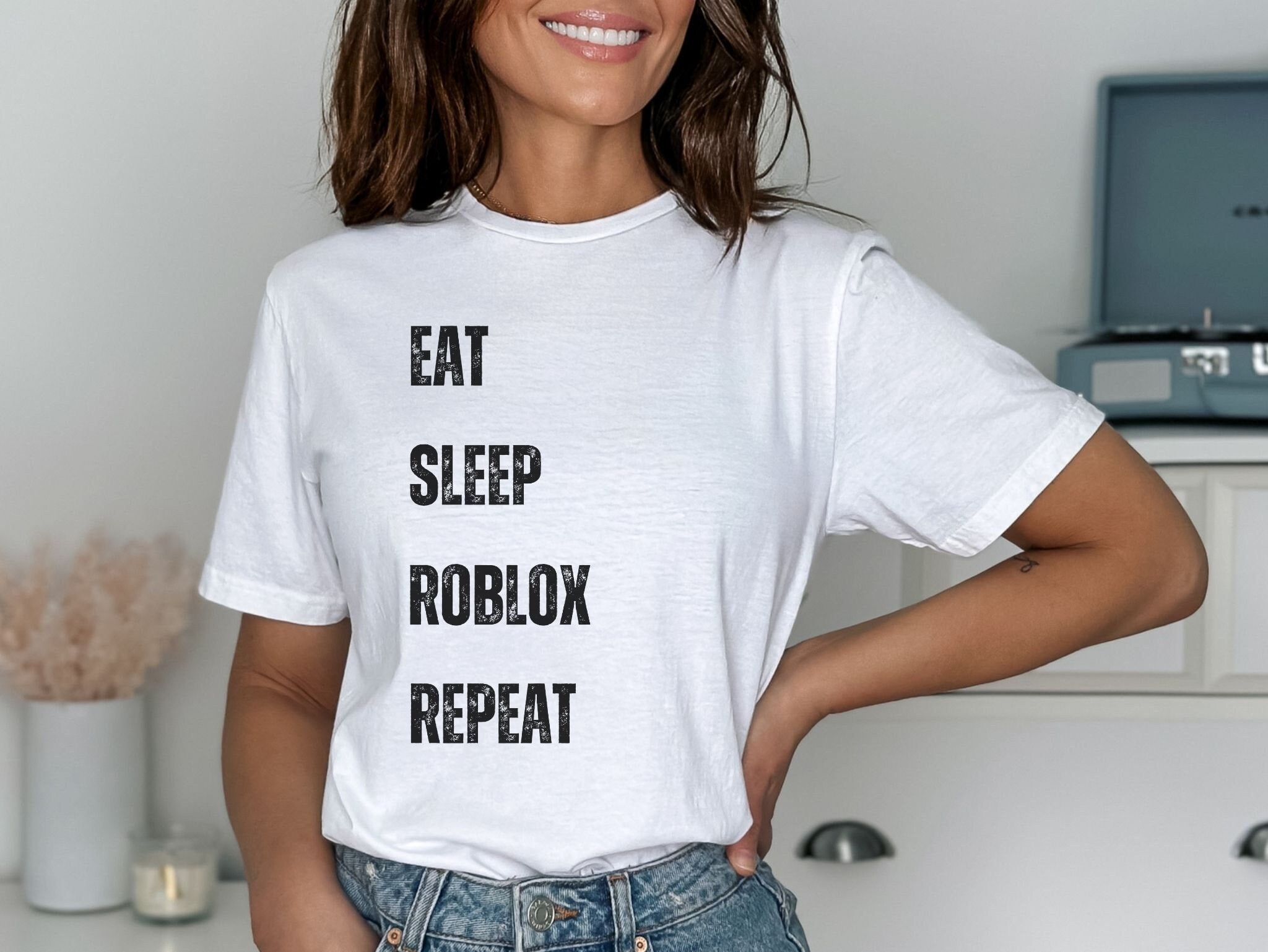 Preppy Roblox T-Shirt, 100% Organic Cotton