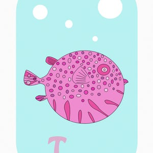 Carte postale "Tétrodon"