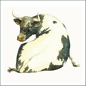 Vache de dos carré de Soizic IzzI