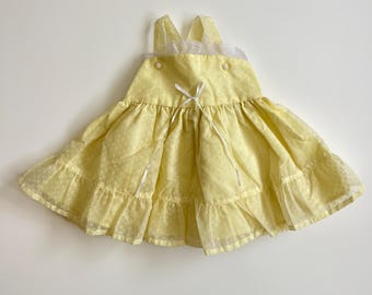 Vintage Yellow Baby Dress