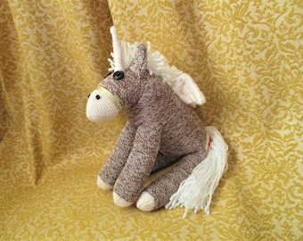 Sock Monkey Alicorn Unicorn Pegasus