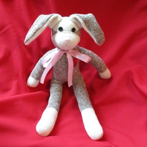 Sock Monkey Bunny Rabbit Easter Gift