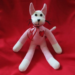 Sock Monkey Cat - Etsy