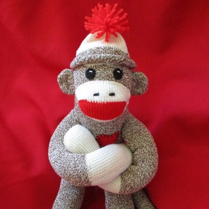 Sock Monkey Child Safe 16 inch Gift image 5
