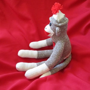 Sock Monkey Child Safe 16 inch Gift image 4