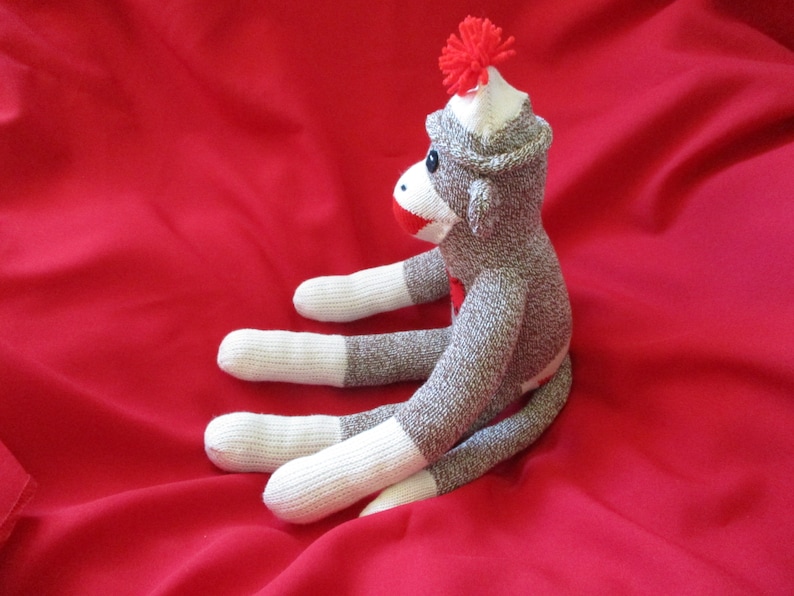 Sock Monkey Child Safe 16 inch Gift image 4