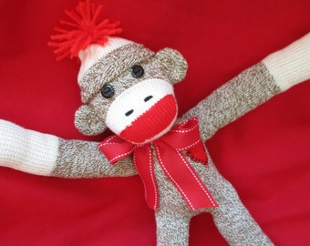 Sock Monkey Classic 16 inch