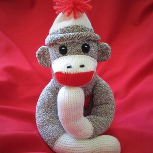 Sock Monkey Child Safe 16" Gift for Mom