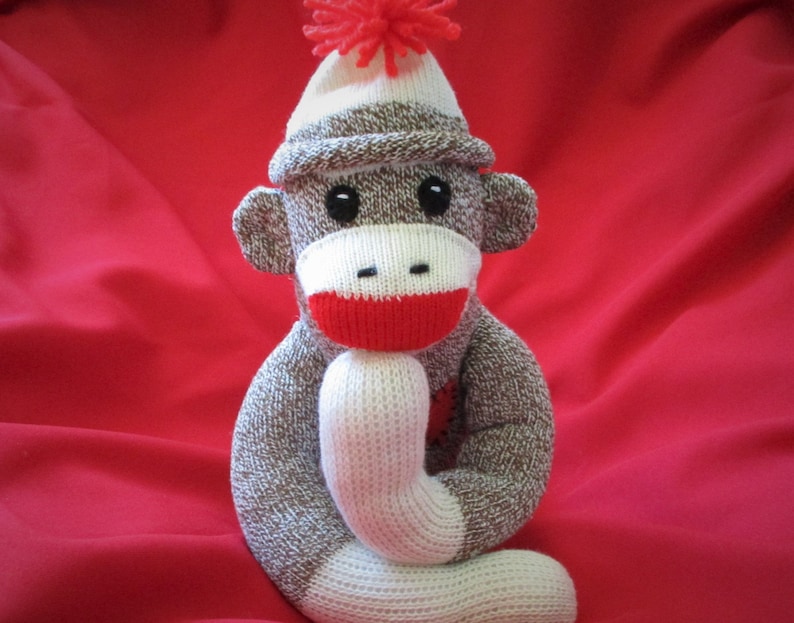 Sock Monkey Child Safe 16 inches