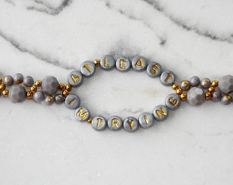 Eras Tour Beaded Friendship Bracelet: this is me trying  (folklore- TS8)