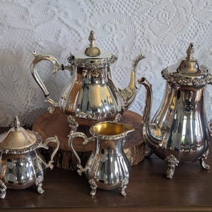 Silver plated tea and coffee set - Etsy 日本