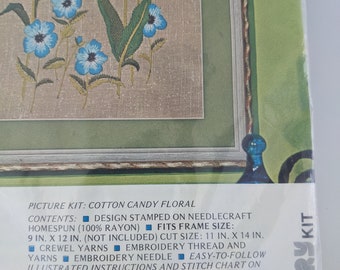 2 Kits De Broderie Vogart Crewel – Cornouiller Et American Beauty – Neufs
