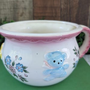 Süßer Baby Übertopf von Inarco Japan E-6385 - Vintage Kinderzimmer Dekor - Perfektes Geschenk für Jungen oder Mädchen Baby - Vintage Übertopf
