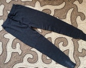 Mongolian Kazakh wool cashmere pants for Men leggings trousers black soft for winter + 1 sock as gift!