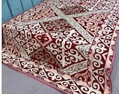 Kazakh plaid duvet 200 x 300 cm big size with traditional ornaments