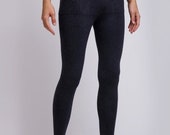Mongolian Kazakh wool cashmere pants leggings trousers black soft for winter hight quality and fibers + 1 sock as gift!
