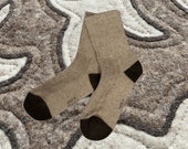 Mongolian Adults 100% Cashmere Socks Handmade Sheep Wool