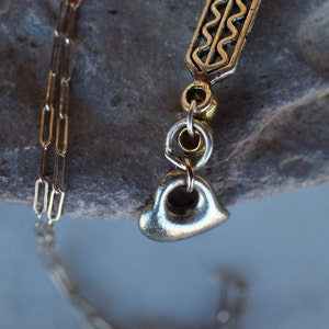 Delicate Sterling Silver Charm Necklace