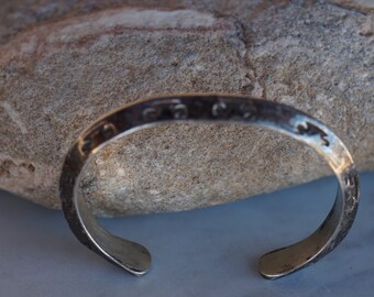 Charlie John Mongo Coral Vintage Native American Navajo Sterling Silver Bracelet Charlie John Mongo Coral Vintage Native American Navajo Sterling Silver Bracelet