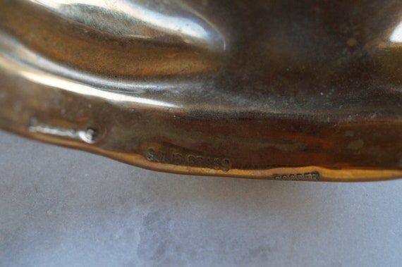 Modernist Lazaro Sterling Brass Copper Cuff Brace… - image 5