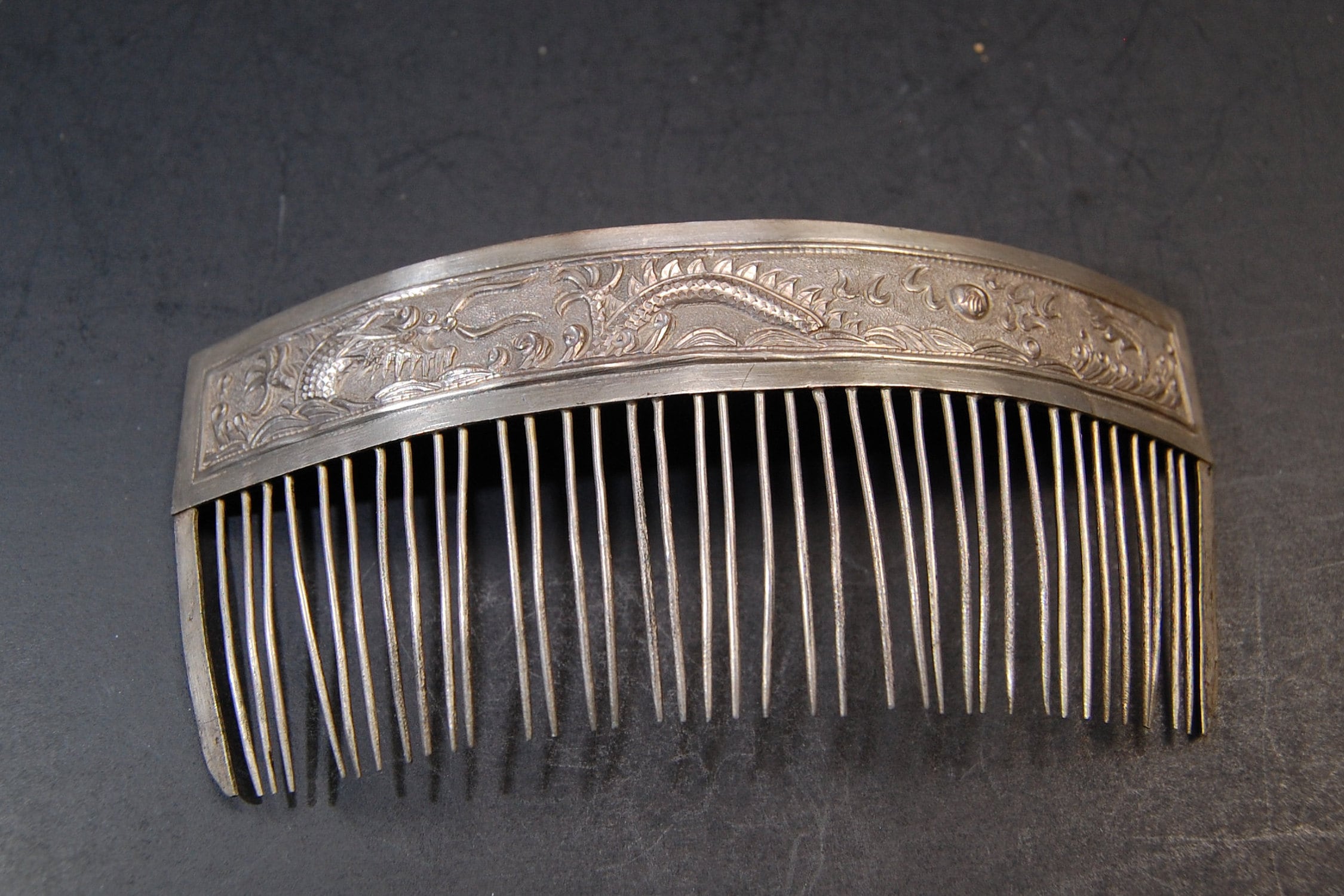 Antique Chinese Hair Comb I found the last of some new old stock vintage hand painted  main image 4
