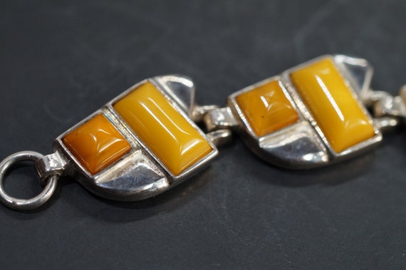 Mid Century Modern Sterling Silver Butterscotch Am