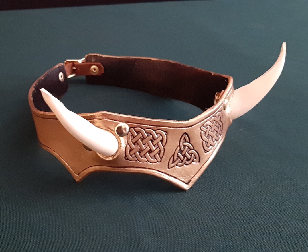 Leather Costume LARP Loki Horn Headband Etsy UK